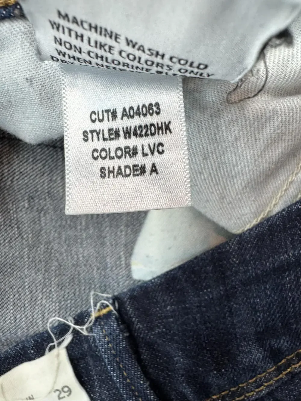 Hudson Collin Skinny Jeans Womens 29 Blue Dark Wash Flap Pocket Denim Stretch